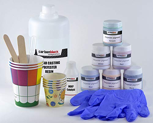 Product Cover carbonblack composites Polyester Clear Casting Resin Starter kit