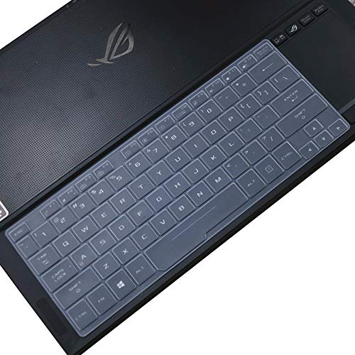 Product Cover Ultra Thin Keyboard Cover Fit ASUS ROG Zephyrus GX501(VS/VI/GS/GI) GX531(GS/GI) (No Numeric Keypad) Check Keyboard Layout with Picture 2, (Clear)