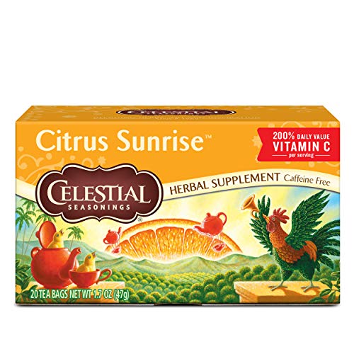 Product Cover Celestial Seasonings Herbal Tea, 20 Count Box, Citrus Sunrise, 6 Count