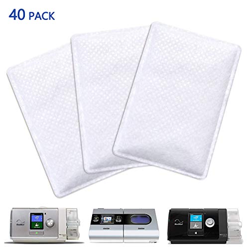 Product Cover 40 Pack CPAP Filters Premium Disposable Air Filter, Universal Replacement Filter for Resmed Airsense10, Aircurve10, Airstart, Resmed S9 Series CPAP Standard Machines