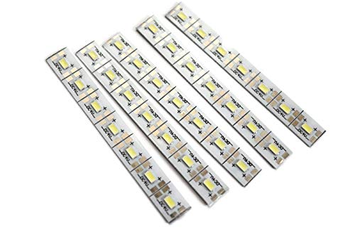 Product Cover Electronicspices 4V 7 LED strip aluminium Light Bulbs - Pack of 10