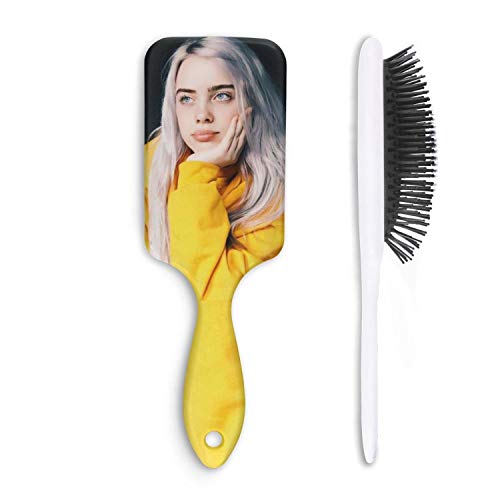 Product Cover Detangling Cushion Hairbrush Wet and Dry Hair Comb for All Hair Types Rock Band Design