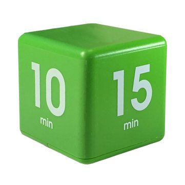 Product Cover The Miracle Time Cube Timer 5/15/30/60 Minutes For Management Kitchen Kids Timer Workout Time Digital Timer - Kitchen Tools & Gadgets Kitchen Timer & Calculator - (Green) - 1 x The Miracle Time Cube