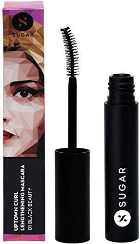 Product Cover SUGAR Cosmetics Uptown Curl Lengthening Mascara - 01 Black Beauty (Black)