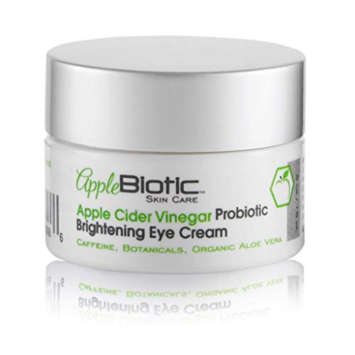 Product Cover Apple Cider Vinegar Probiotic Brightening Eye Cream with Vitamin B3, Caffeine, Cucumber Extract to Reduce Puffiness, Eye Bags and Dark Circles, Cream For All Skin Types.