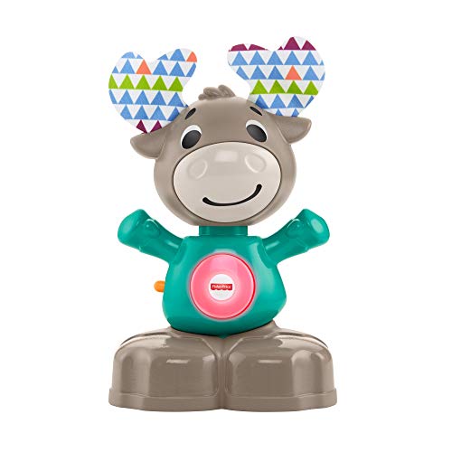 Product Cover Fisher-Price Linkimals Musical Moose - Interactive Educational Toy with Music and Lights for Baby Ages 9 Months & Up