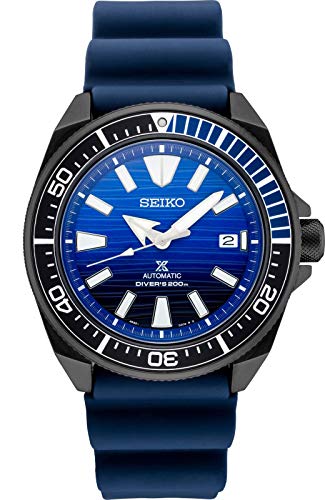 Product Cover Seiko Prospex SRPD09 Special Edition Blue Silicone Automatic Divers Watch