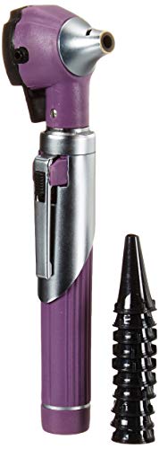 Product Cover ZetaLife Otoscope - Ear Scope with Light, Ear Infection Detector, Pocket Size (Purple Color)