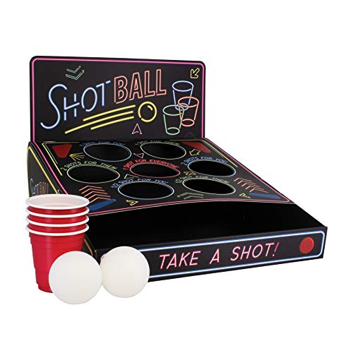 Product Cover Paladone Shot Ball Party Drinking Game with Cups, Balls, and Board