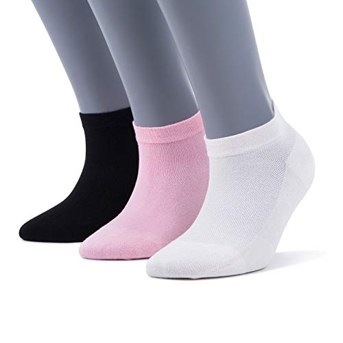 Product Cover Women's Bamboo Premium Ankle Casual Socks-3 or 12 Pairs