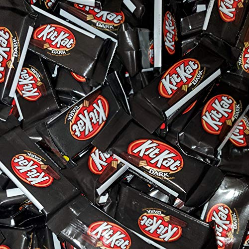 Product Cover KitKat Miniatures Crisp Wafers, Dark Chocolate Snack Size (Pack of 2 Pounds)