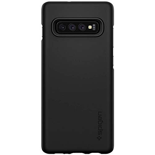 Product Cover Spigen Thin Fit (Air - Extra Thin) Designed for Samsung Galaxy S10 Case (2019) - Black