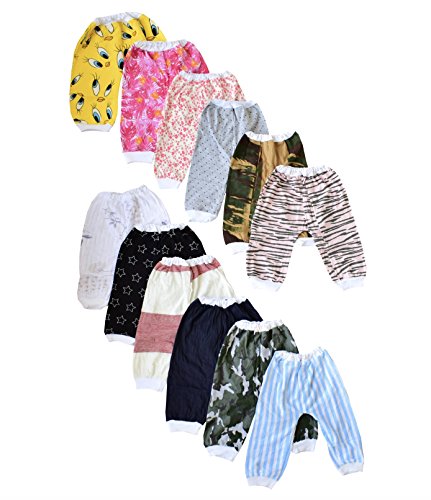 Product Cover ISAKAA Girl's and Boy's Cotton Pajamas (2-3 Years Medium) Pack of 12 Pieces