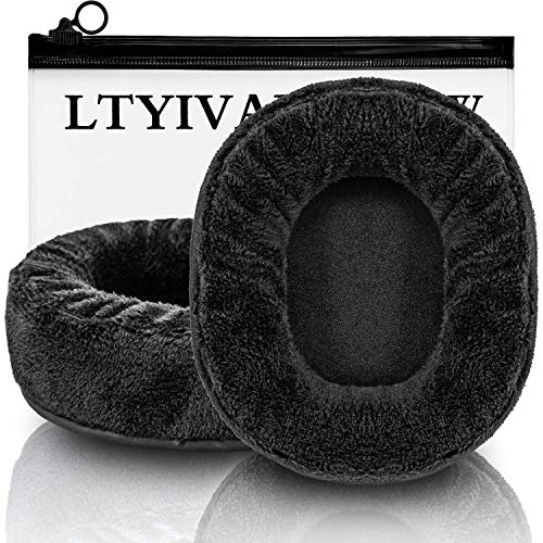 Product Cover Replacement Ear Pads Compatible with ATH-M50x M50 M40, Arctis 7 Arctis Pro, ATH-WS1100iS, HD280 Pro, SRH 440, MDR-7506 V6 Headphone Memory Foam Earpads (Black Velvet)