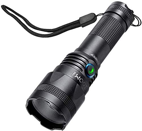 Product Cover LED Tactical Flashlight Rechargeable-Lumintop Zoom 1 2019 New Design High Lumens,Zoomable Super Bright for Camping and Hiking,18650 Battery Included