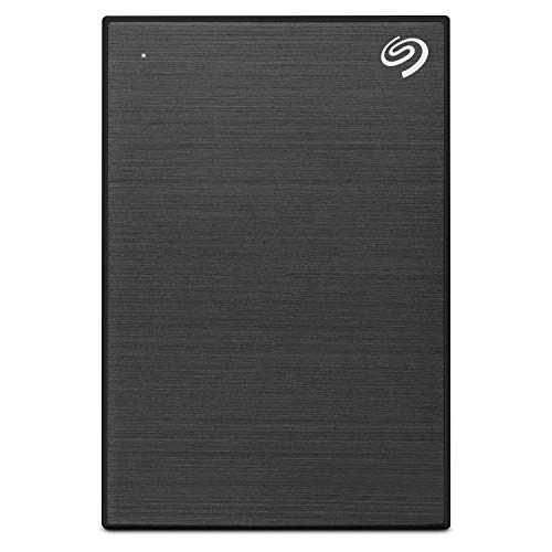 Product Cover Seagate 2TB Backup Plus Slim Portable External Hard Drive with Free 2 Month Adobe CC Photography Plan - Black (2019 Edition)