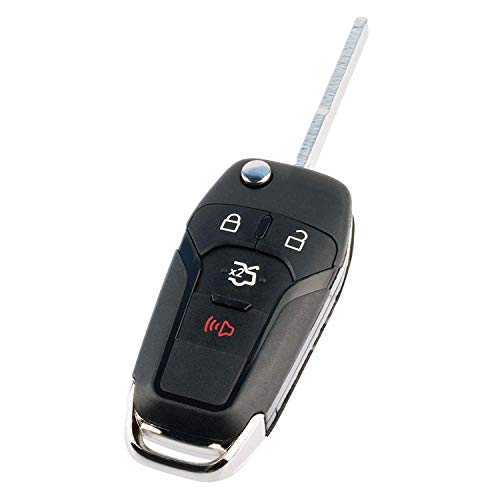 Product Cover Flip Key for 2013-2016 Ford Fusion Keyless Entry Remote Fob (N5F-A08TAA 164-R7986)