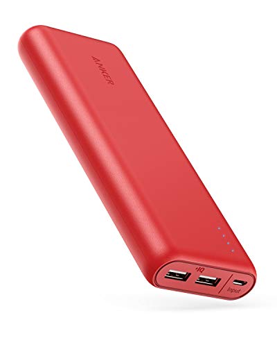 Product Cover Portable Charger Anker PowerCore 20100mAh - Ultra High Capacity Power Bank with 4.8A Output, External Battery Pack for iPhone, iPad & Samsung Galaxy & More (Red)