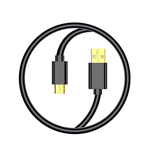 Product Cover 5FT Charging Cable High Speed USB Charger Cord Compatible Ring Wi-Fi Enabled Video Doorbell - Black