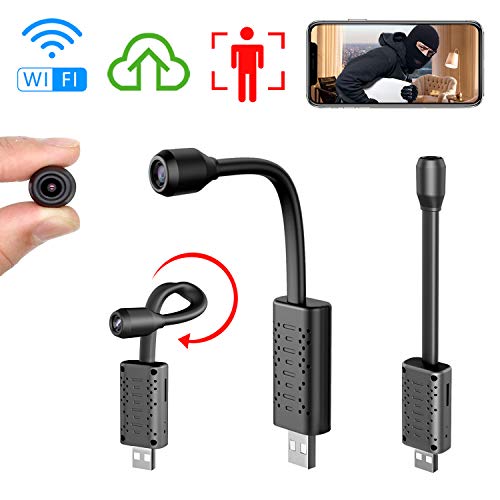 Product Cover Smallest WiFi Spy Hidden Camera, ZTour Mini HD Portable IP Wireless Home Security Nanny Kid Camera with Motion Detection, Cloud Storage, Live Remote Monitoring for iOS/Android Mobile Phone, Window Pc