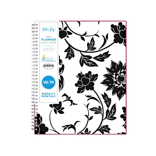 Product Cover Blue Sky 2019-2020 Academic Year Weekly & Monthly Planner, Flexible Cover, Twin-Wire Binding, 8.5
