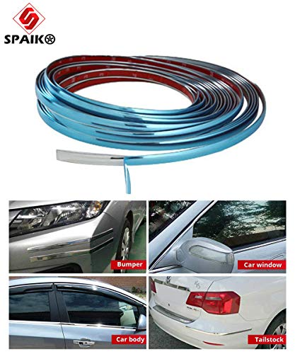Product Cover SPAIKO Side Window Chrome Beading Roll 10 Meter for All Cars (15mm)