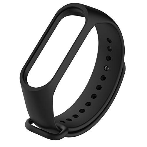 Product Cover Jump Start Adjustable Xiaomi Mi Band 3/ Mi Band 4 Watchband Silicone Strap Colour Band Bracelet (Not Compatible with Mi Band 1/2)