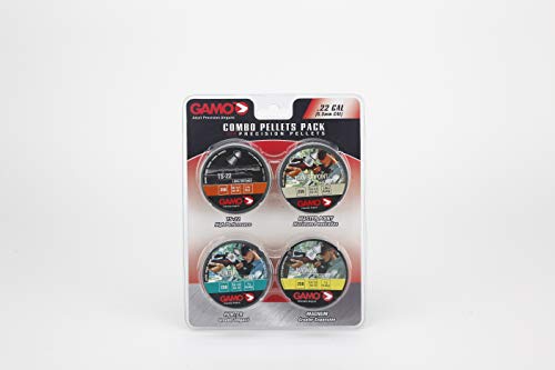 Product Cover Gamo 63209295554 Combo Pack Assorted Air Rifle Pellets.22 Caliber (TS-22, Hunter, Magnum, Master Point)