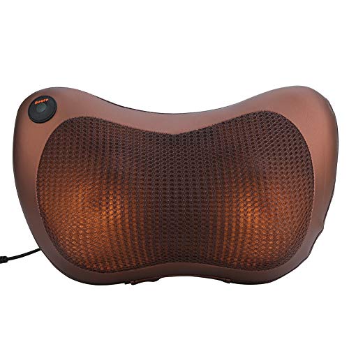 Product Cover Electronic Massage Pillow, Neck, Lumbar, Back, Legs, Buttocks and Shoulder Relaxation Heat Massager Cushion for Car and Home