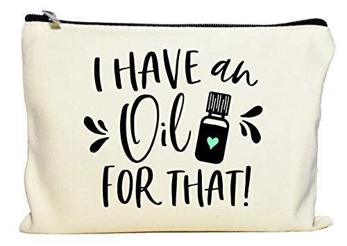 Product Cover Essential Oil Bag, I Have An Oil For That Zipper Pouch, Carrying Case for Purse, Travel Bag, Aromatherapy Makeup Bag, Cosmetic Case, Essential Oils Holder