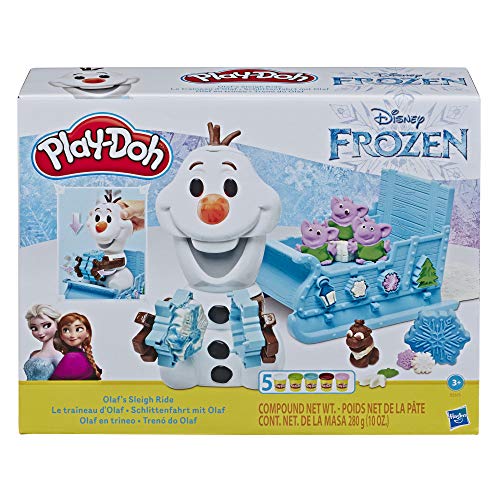 Product Cover Play-Doh Featuring Disney Frozen Olaf's Sleigh Ride, Brown/A