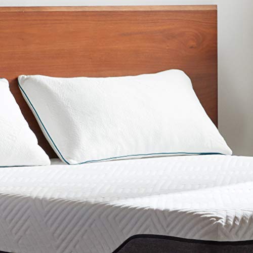 Product Cover LUCID Premium Shredded Memory Foam Pillow-Hypoallergenic-Adjustable Loft-2 Pack-Queen
