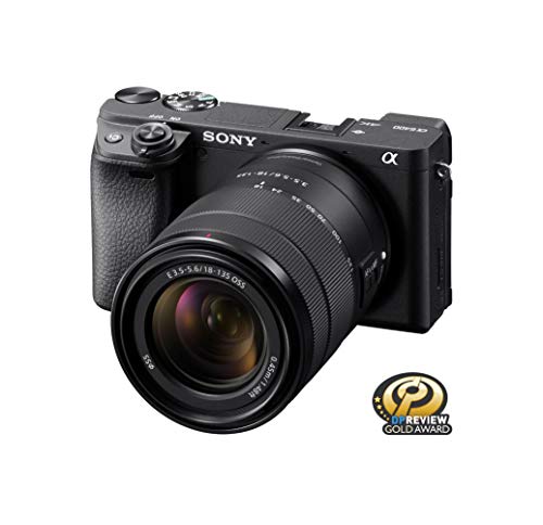 Product Cover Sony Alpha a6400 Mirrorless Camera: Compact APS-C Interchangeable Lens Digital Camera with Real-Time Eye Auto Focus, 4K Video, Flip Screen & 18-135mm Lens - E Mount Compatible Cameras - ILCE-6400M/B