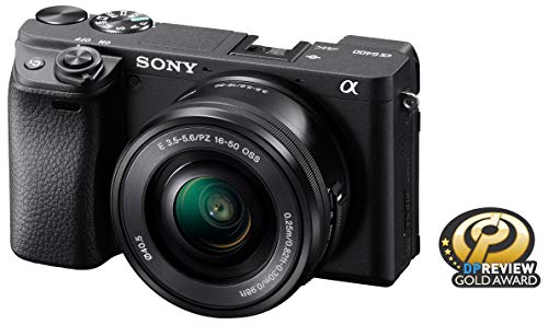 Product Cover Sony Alpha a6400 Mirrorless Camera: Compact APS-C Interchangeable Lens Digital Camera with Real-Time Eye Auto Focus, 4K Video, Flip Screen & 16-50mm Lens - E Mount Compatible Cameras - ILCE-6400L/B