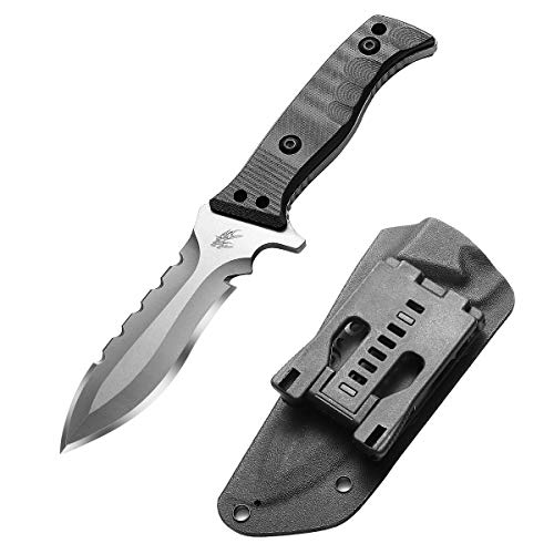 Product Cover McdLoka Fixed Blade Tactical Knives with Sheath Outdoor Survival Knife Ergonomics Anti-skidding Handle