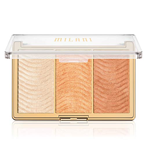 Product Cover Milani Stellar Lights Highlighter Palette - Rose Glow (0.42 Ounce) 3 Vegan, Cruelty-Free Face Powders that Contour & Highlight for a Glowing Look