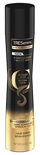 Product Cover Tresemme Compressed Micro Mist Hair Spray - Curl Hold Level 2 - Net Wt. 5.5 OZ (155 g) - One (1) Can (Reinvented)