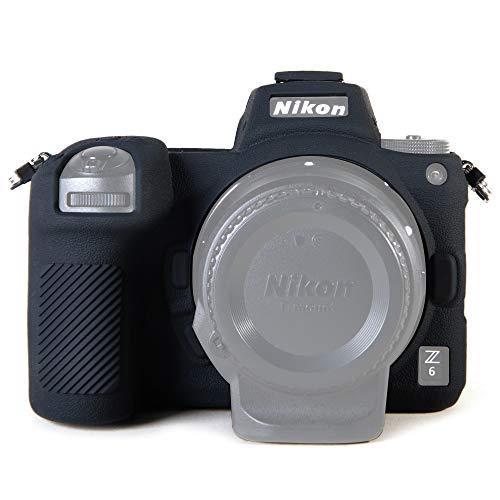 Product Cover STSEETOP Nikon Z6 Z7 Camera Case, Professional Silicone Rubber Camera Case Cover Detachable Protective Case for Nikon Z6 Z7 (Black)