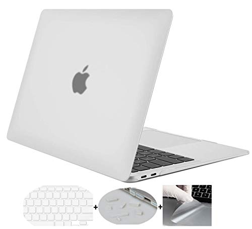 Product Cover MOCA Compatible Slipcase Hard Shell case Cover Apple MacBook Air 13 inch 2019 2018 Release A1932 with Retina Display Hard case Cover (Clear)