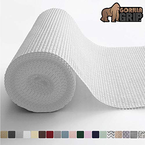 Product Cover Gorilla Grip Original Drawer and Shelf Liner, Non Adhesive Roll, 20 Inch x 20 FT, Durable and Strong, Grip Liners for Drawers, Shelves, Cabinets, Storage, Kitchen and Desks, Snow White
