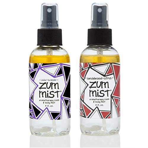Product Cover Indigo Wild Zum Mist Aromatherapy Room & Body Spray, 4 fl oz: Cedar-Lavender and Sandalwood-Citrus