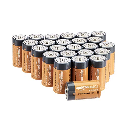 Product Cover AmazonBasics C Cell 1.5 Volt Everyday Alkaline Batteries - Pack of 24 (Appearance may vary)