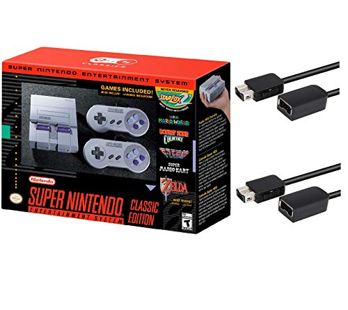 Product Cover Nintendo Super Entertainment System SNES Classic Edition with Two 6-ft. Extension Cable