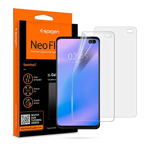 Product Cover Spigen NeoFlex Screen Protector [TPU Film] Designed for Samsung Galaxy S10 Plus (2019)(2 Pack)