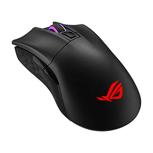 Product Cover ASUS ROG Gladius II Wireless Optical Ergonomic FPS Gaming Mouse Featuring 16000 DPI Optical, 50G Acceleration, 400 IPS Sensor, Swappable Omron Switches, and Aura Sync RGB Lighting