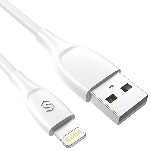 Product Cover Syncwire iPhone Charger Lightning Cable - 6ft [Apple Mfi Certified] Ultra-Durable Fast Charging & Syncing Apple Charger Cord for iPhone 11 XS Max XR X 8 Plus 7 Plus 6S 6 Plus Se 5, iPad iPod - White