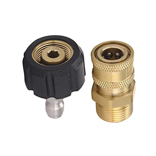 Product Cover RIDGE WASHER Pressure Washer Adapter Set, Gun to Wand, M22 to 1/4'' Quick Connect