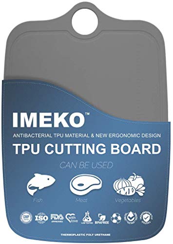 Product Cover IMEKO New 2019 Kitchen Ergonomic Design TPU Cutting Board - Flexible, Food Safe, BPA free Chopping Mat 13.7