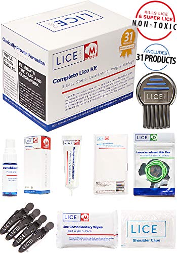 Product Cover Official LICE.ORG Complete Lice Kit - Head Lice Treatment Kit with 31 Products to Quarantine, Prep and Manage A Lice Incident. Non-Toxic and Pesticide Free