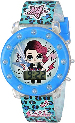 Product Cover L.O.L. Surprise! Girls' Quartz Watch with Plastic Strap, Purple, 18.3 (Model: LOL4045)